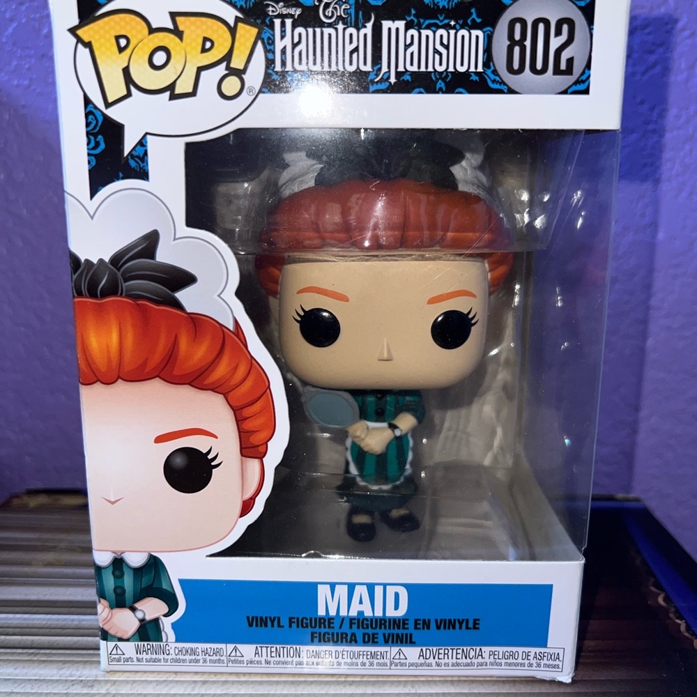 Disney Haunted Mansion Pop! Figure with Orange and Teal